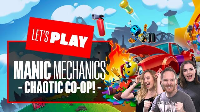 Let's Play Manic Mechanics Nintendo Switch - CHAOTIC CO-OP! (SPONSORED VIDEO)