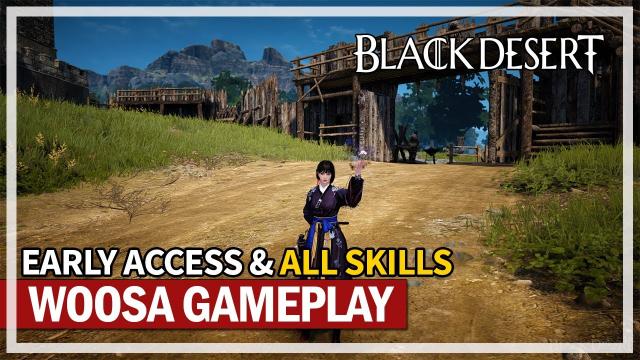 Early Access All Woosa Skills Showcase Gameplay | Black Desert