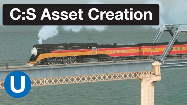 Cities: Skylines Asset Creation - Oceanview Limited Steam Locomotive