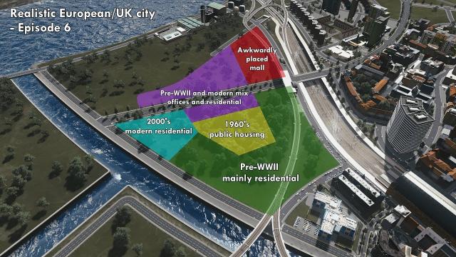 Cities: Skylines - Realistic European/UK City [EP.6] - Name vote and mixed architecture