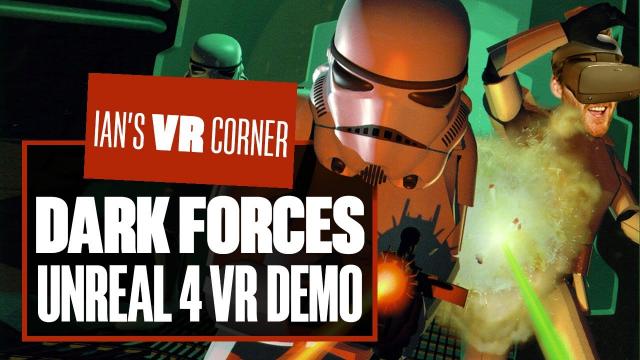 This Star Wars: Dark Forces VR Fan Remake Gameplay Will FORCE You To Want VR!  - Ian's VR Corner