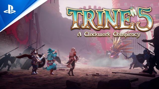 Trine 5: A Clockwork Conspiracy - Announcement Trailer | PS5 & PS4 Games