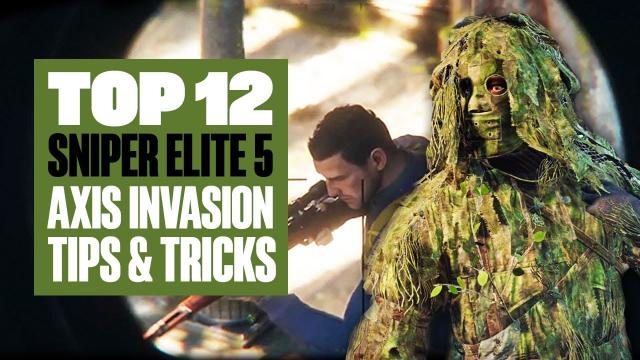Top 12 Sniper Elite 5 Axis Invasion Mode Tips And Tricks - UNLOCK THE GHILLIE SUIT IN RECORD TIME!