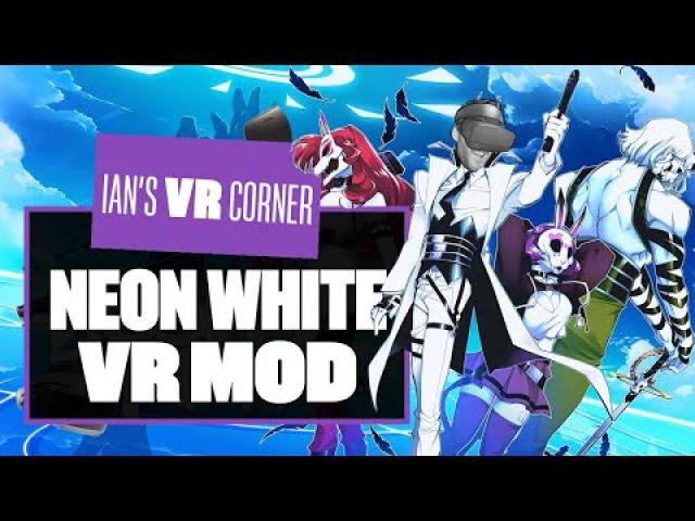 Playing Neon White In VR Is FANTASTIC - The Perfect 'Just One More Go' VR Game! - Ian's VR Corner
