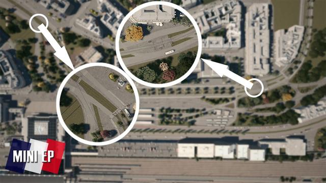Cities Skylines: Little France 4K - Flipping 2 Intersections #miniEpisode