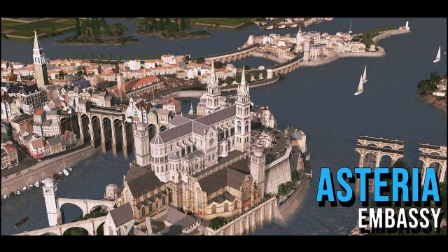 Asteria Embassy | Cities Skylines Athalassya 16 [Reupload]