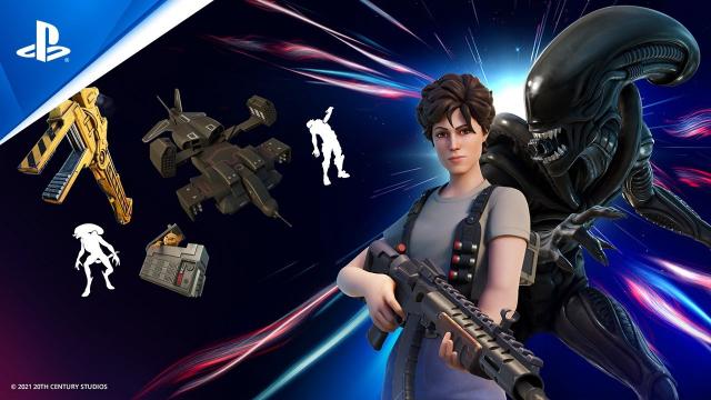 Fortnite - Ripley and Xenomorph Arrive on the Island | PS5, PS4