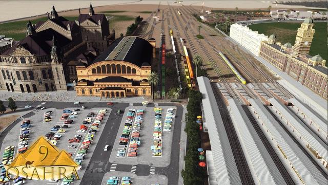 Cities Skylines: Osahra - The Main Train Station #9