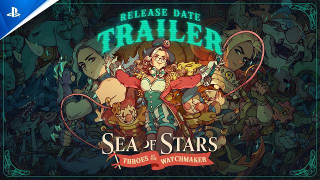 Sea of Stars - Throes of the Watchmaker Release Date Trailer | PS5 & PS4 Games