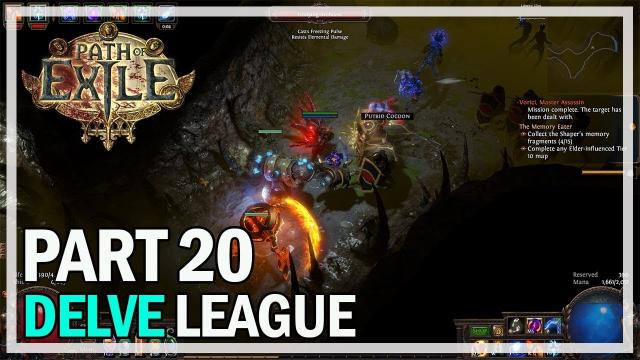 Path of Exile Delve League - Arc Elementalist Let's Play Part 20 - Maps