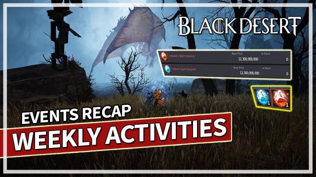 Weekly Activities Recap & Garmoth Boss | Black Desert