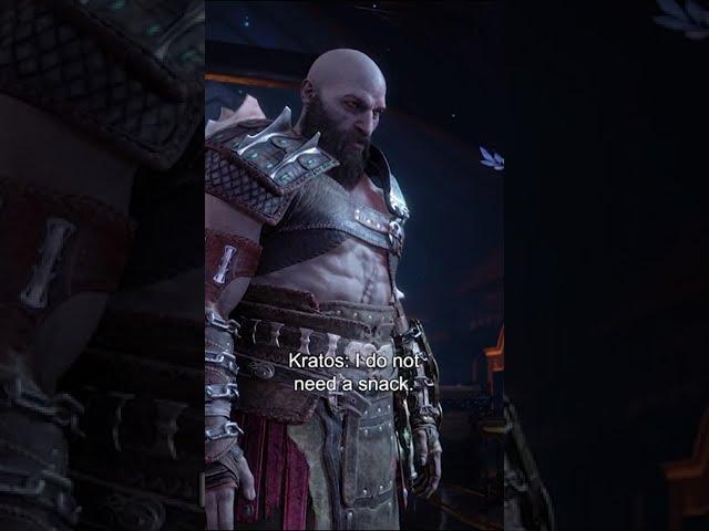 You won't like Kratos when he's hangry #Shorts