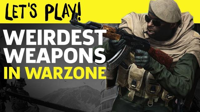 Playing Warzone With The Weirdest Guns Possible - Call of Duty: Modern Warfare