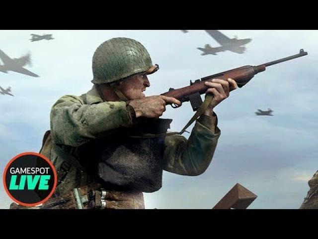 Testing Out the M1A1 Carbine and M1903 in Call of Duty: WWII Private Beta Day 2 GameSpot Live