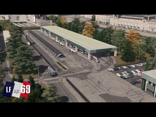 Cities Skylines: Little France - The Strasbourg Tram & Bus Depot #Ep69