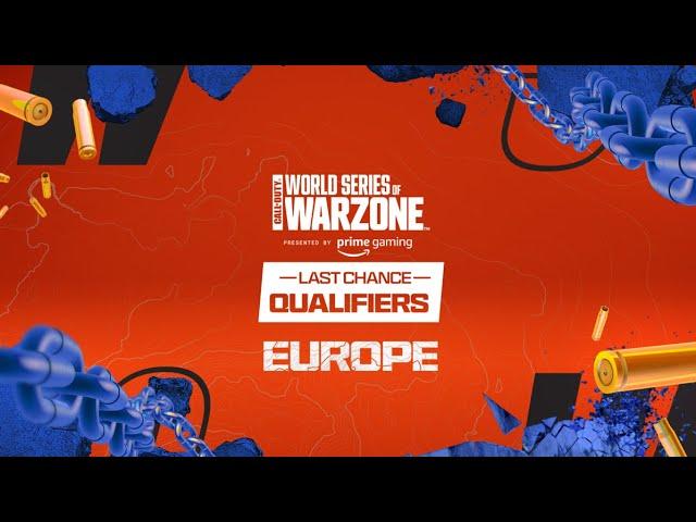 [Co-Stream] World Series of Warzone Europe Last Chance Qualifier