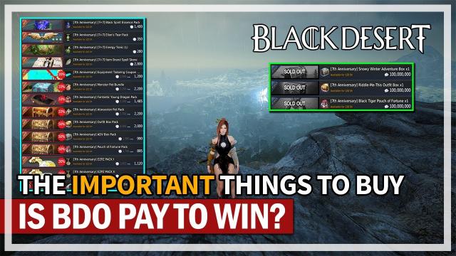 Is BDO Pay to Win? What should YOU Get? Value Guide | Black Desert