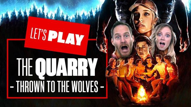 Let's Play The Quarry PS5 Part 3 - THROWN TO THE WOLVES! THE QUARRY PS5 GAMEPLAY