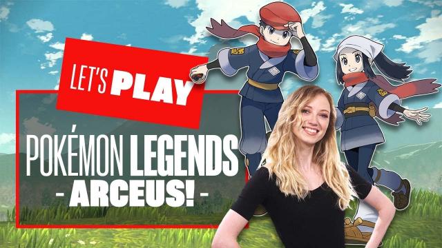 Let's Play Pokémon Legends: Arceus from the beginning! POKÉMON LEGENDS ARCEUS SWITCH GAMEPLAY