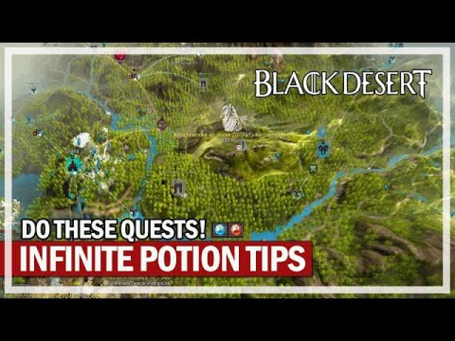 Updated Beginner Tips to the Infinite Potions | Black Desert