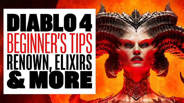 10 DIABLO 4 BEGINNERS' TIPS - Elixirs, Renown, & Transmogs Explained! Diablo 4 Gameplay Necromancer