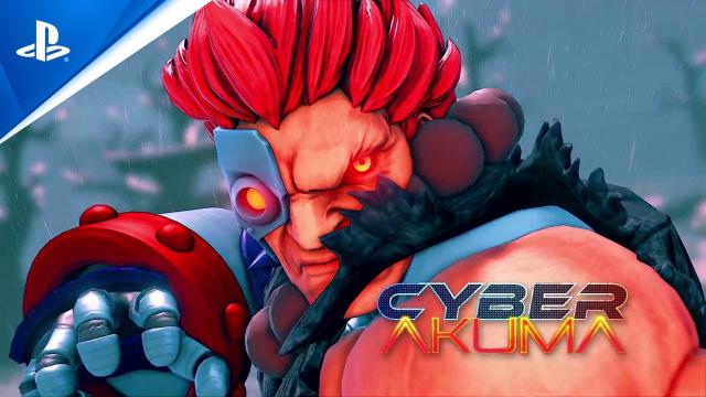 Street Fighter V - Cyber Akuma DLC Costume Trailer | PS4