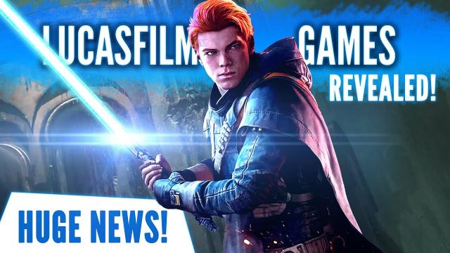 HUGE NEWS: Lucasfilm Games Officially Revealed! New Sizzle Reel Shows Battlefront and More!