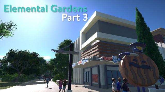 Planet Coaster - Elemental Gardens (Part 3) - Mainstreet & Entrance Plaza
