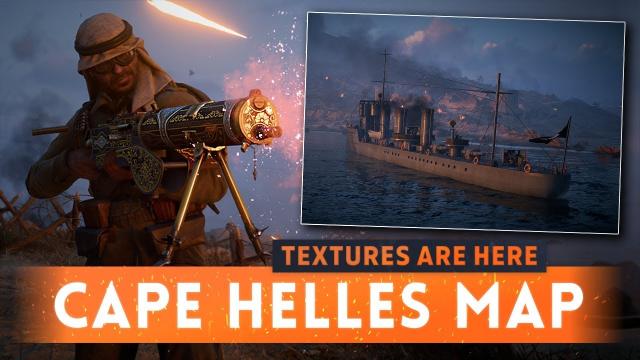 ► DICE GIVES US TEXTURES! - Battlefield 1 Turning Tides DLC (Cape Helles Map)