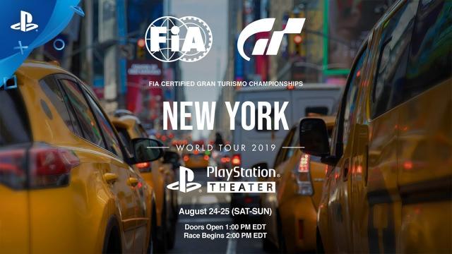 FIA Certified Gran Turismo Championships New York Trailer | PS4