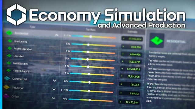 The Economy is SUPER ADVANCED in Cities: Skylines II