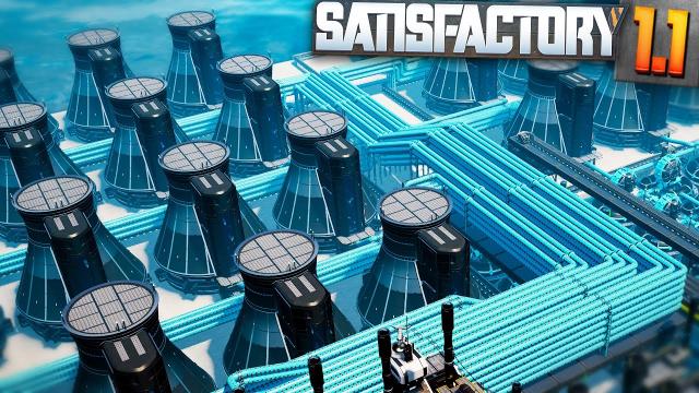 Testing the Nuclear Power Plant for the First Time - Satisfactory 1.1