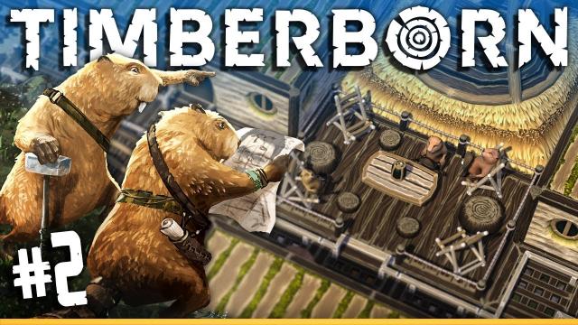 Building Beaver HOUSES | Timberborn (#2)