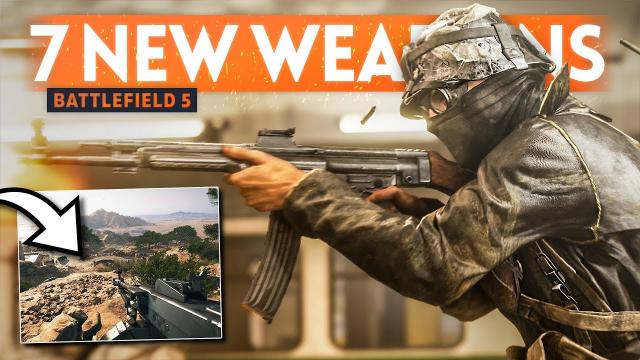 7 New UNRELEASED WEAPONS & Gadgets Gameplay ⛏️ Battlefield 5 (Data Mine)