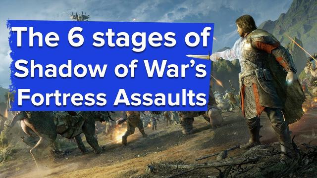 The 6 Stages of a Shadow of War Fortress Assault - Shadow of War PC gameplay