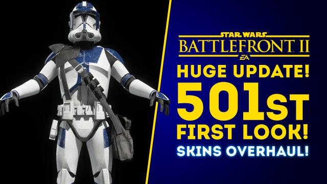501st FIRST LOOK! HUGE CLONE TROOPER UPDATE DETAILS! - Star Wars Battlefront 2