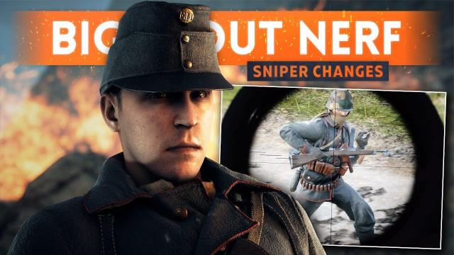 MASSIVE SCOUT CLASS NERF! Huge Sniping Changes - Battlefield 1 (Extended Support)