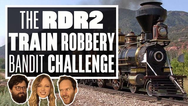 The Red Dead Redemption 2 Bandit Challenge - THE GREAT (?!) TRAIN ROBBERY!