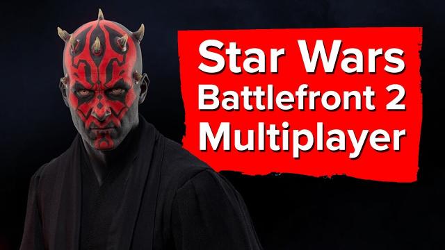 19 minutes of Star Wars Battlefront 2 gameplay: Darth Maul can JUMP