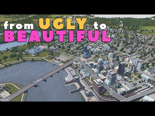Downtown Makeover | Cities Skylines: Mile Bay 11