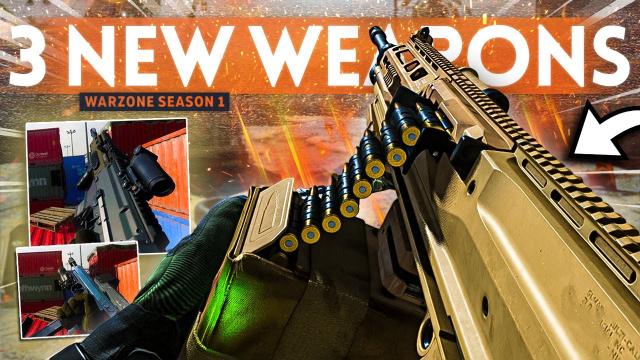 3 NEW MODERN WARFARE Weapons coming to Warzone soon?! (CX-9, RAAL MG & Sykov)