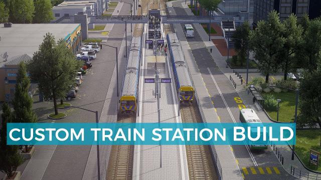 Cities: Skylines | Island Platform Station Build