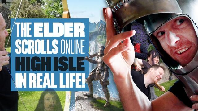 Ian Visits The Elder Scrolls Online: High Isle In Real Life! ARCHERY! SWORD FIGHTING! GHOSTS?!
