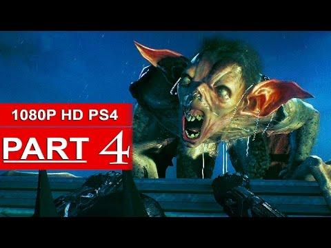 Batman Arkham Knight Gameplay Walkthrough Part 4 [1080p HD PS4] Scary Creature! - No Commentary