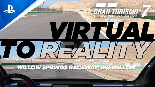 Gran Turismo 7 - Virtual to Reality Side-by-Side at Big Willow | PS5, PS4