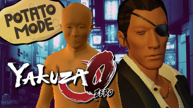 Yakuza 0's Lowest Graphic Settings Get Weird | Potato Mode