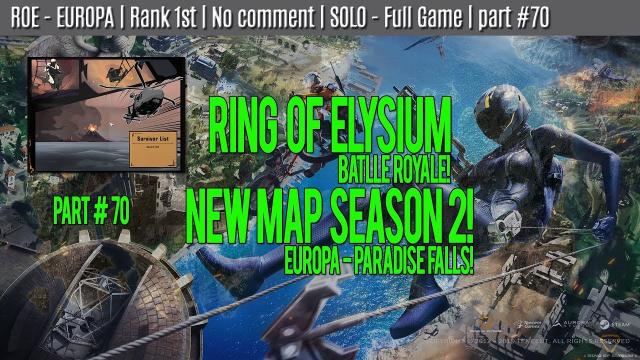 ROE - EUROPA | Rank 1st | No comment |SOLO - Full Game | part #70