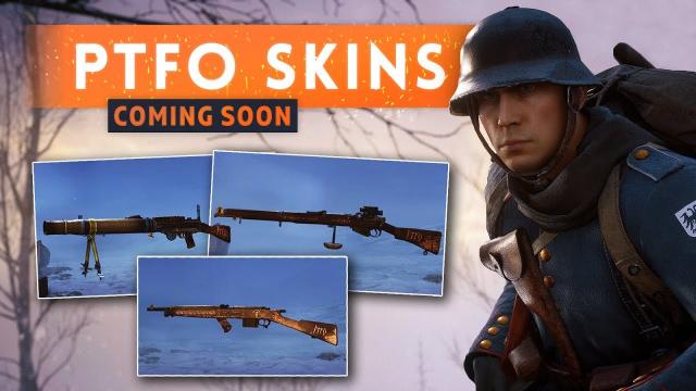 ► 3 NEW PTFO WEAPON SKINS COMING SOON! - Battlefield 1 (Future Assignment Rewards?)