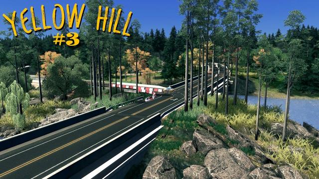 Yellow Hill - National road bridge intersection | Ville de Charles|S2 EP3 | Cities Skylines Gameplay