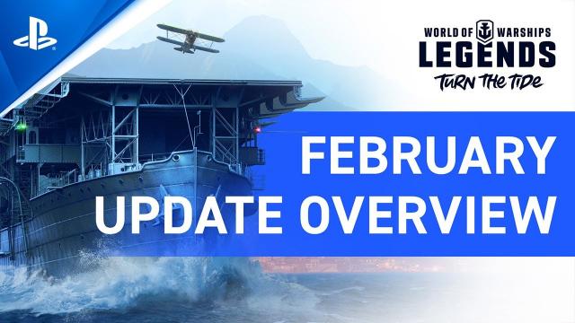 World of Warships: Legends – February Update Overview | PS4